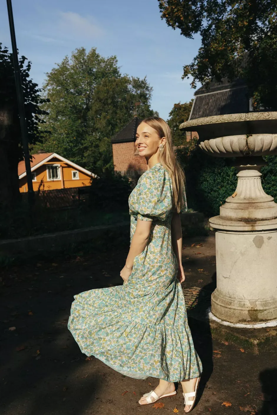 Cotton Party Maxi Dress Anemone^BY TIMO Online