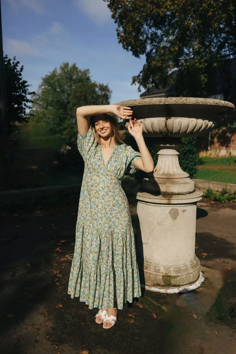 Cotton Party Maxi Dress Anemone^BY TIMO Online