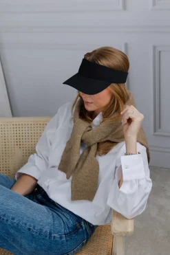 Cotton Twill Visor Black^DAY ET Sale