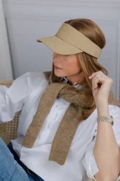 Cotton Twill Visor Coriander Beige^DAY ET Clearance