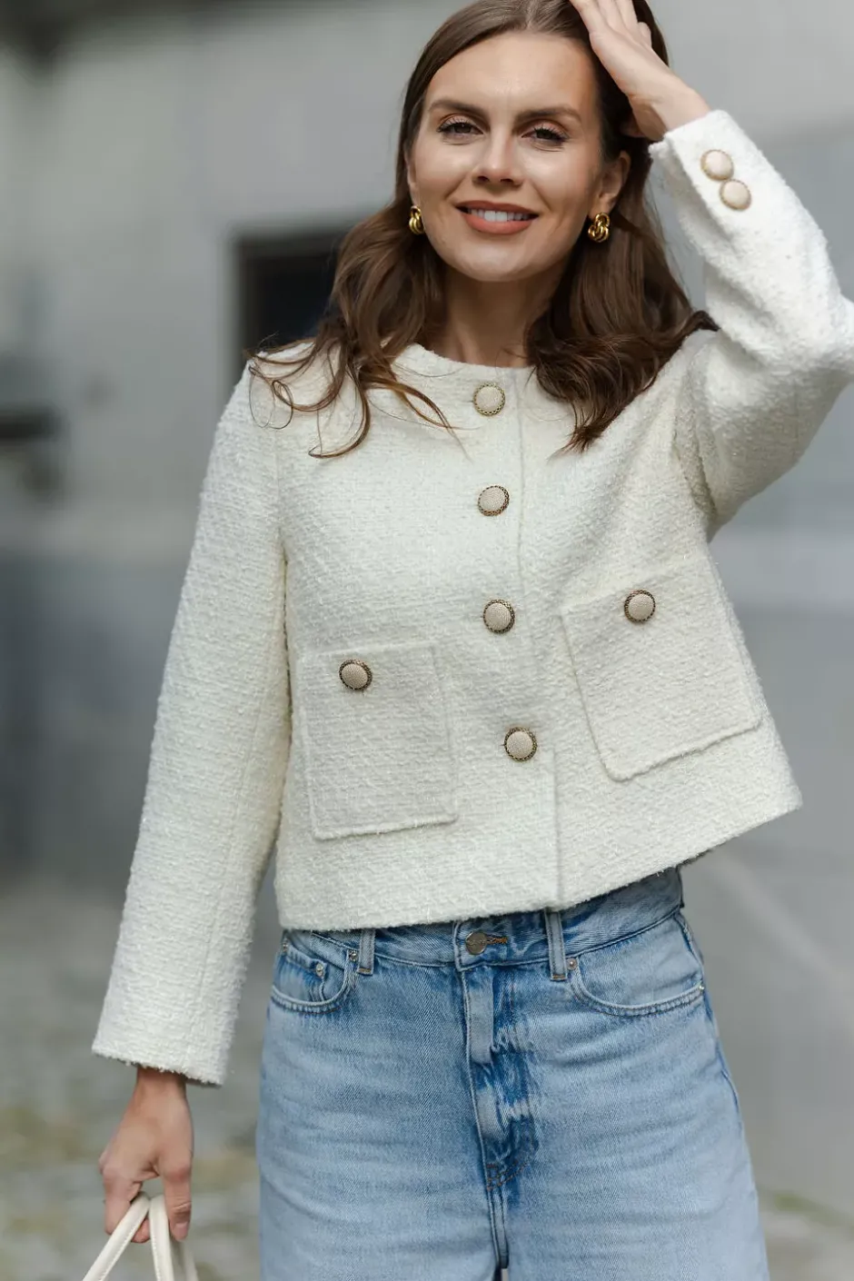 Daisy Jacket Creme^HIIL STUDIO Discount