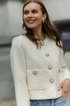 Daisy Jacket Creme^HIIL STUDIO Discount