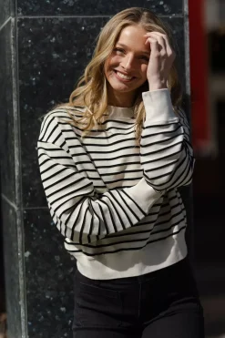 Dean Sweatshirt Black Stripe French Terry^ANINE BING Discount