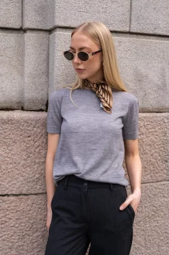 Delmy Fellini Top Grey^SAND Sale