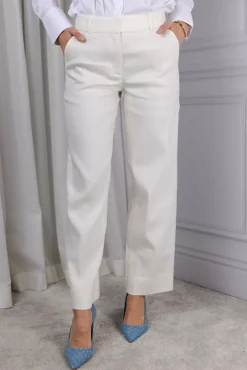 DenaFV 769 Ankle Cream White Linen^FIVE UNITS Online