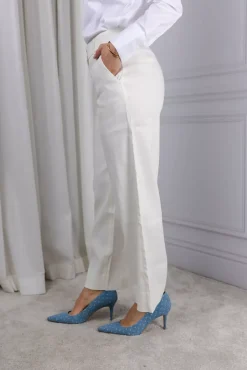 DenaFV 769 Ankle Cream White Linen^FIVE UNITS Online