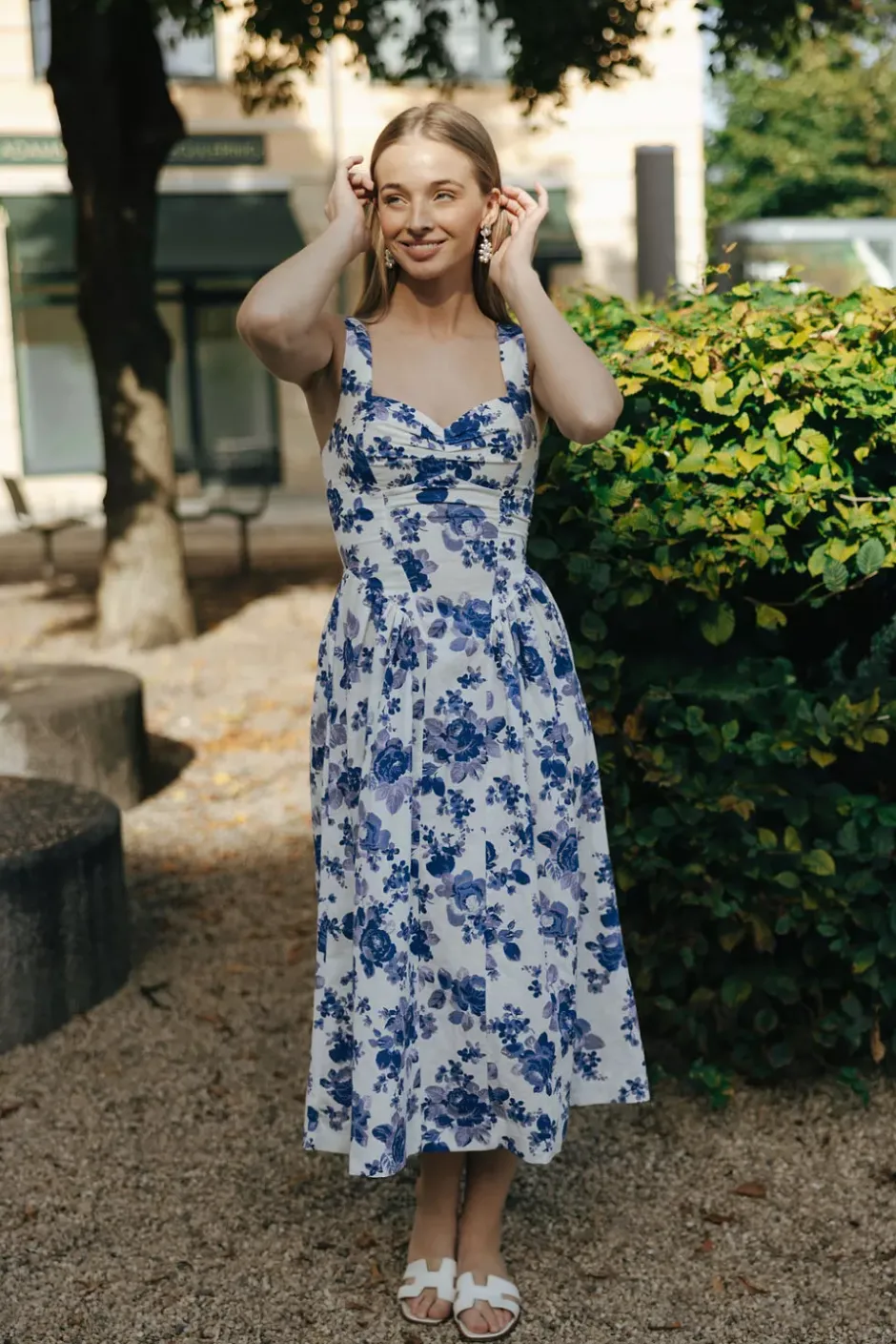 Dolce Rose Dress Blue^PIA TJELTA Clearance