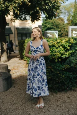 Dolce Rose Dress Blue^PIA TJELTA Clearance