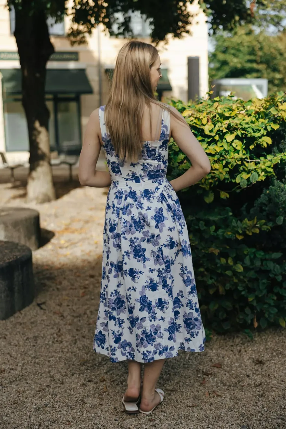Dolce Rose Dress Blue^PIA TJELTA Clearance