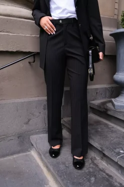 Dori High Trousers Black Pinstripe^SAND Discount