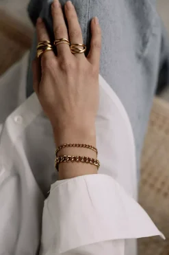 Double Chain Bracelet^HIIL STUDIO JEWELRY Sale