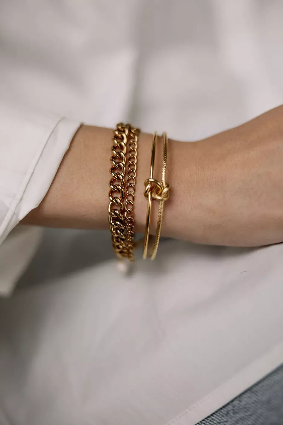 Double Chain Bracelet^HIIL STUDIO JEWELRY Sale