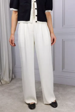 Duke Crepe Trouser Cream^ARNIE SAYS New