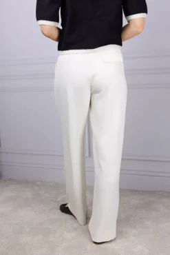 Duke Crepe Trouser Cream^ARNIE SAYS New
