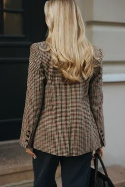 Dune Pepita Blazer Brown^PIA TJELTA Discount