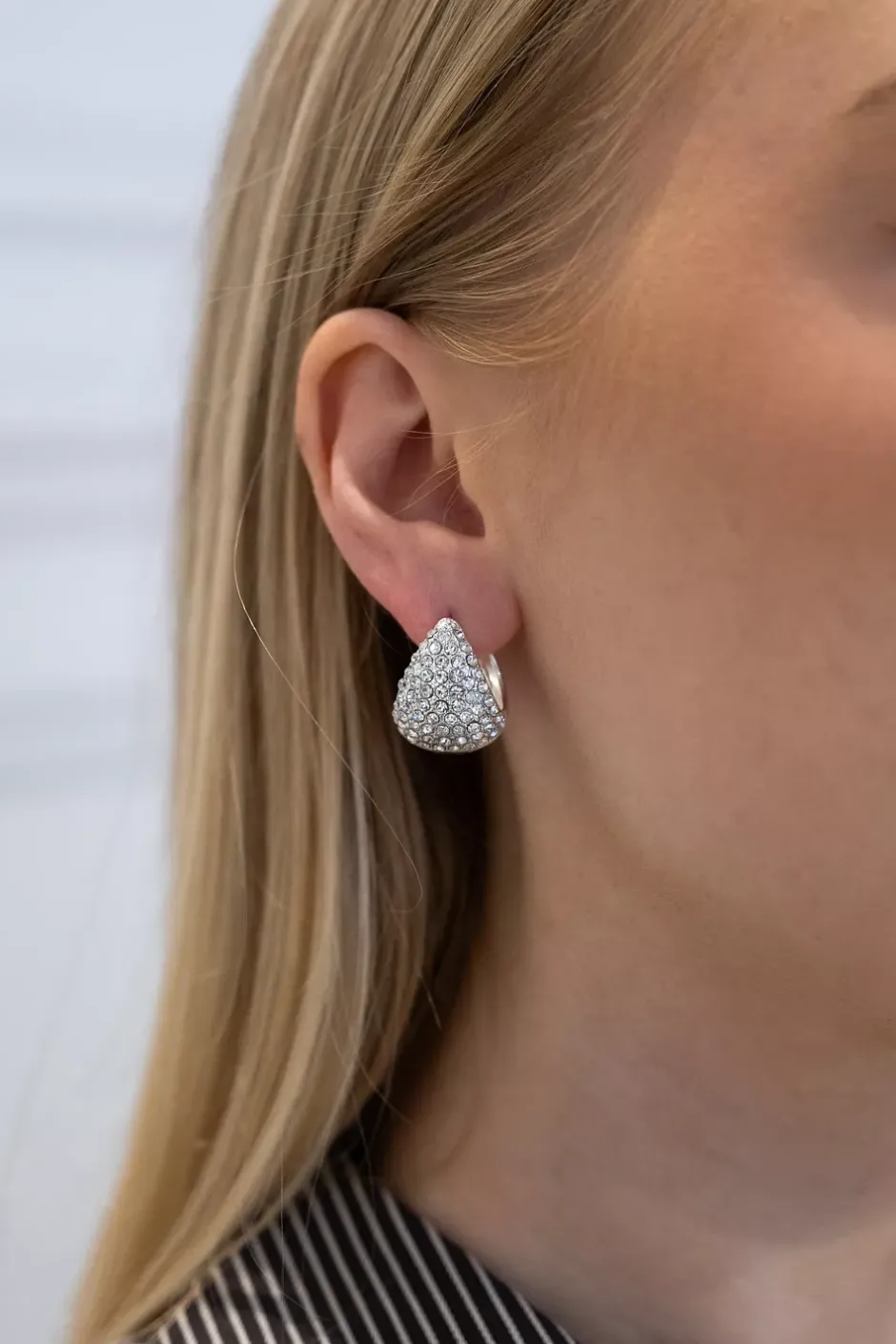 Duni Rhinestone Earrings Silver^TWISTu0026TANGO New