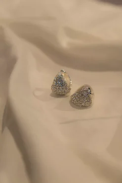 Duni Rhinestone Earrings Silver^TWISTu0026TANGO New