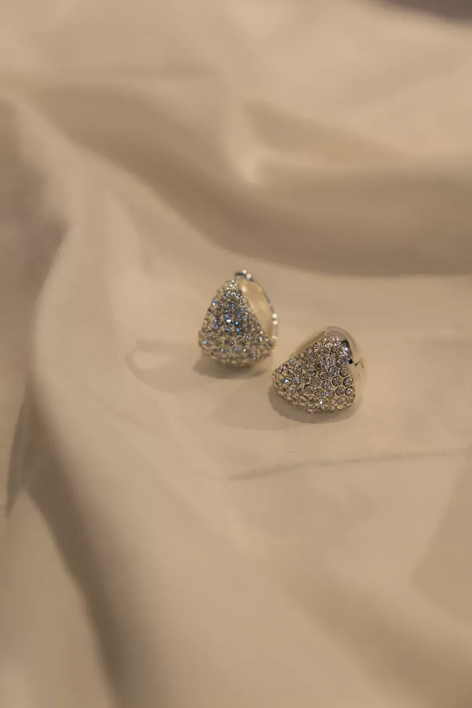 Duni Rhinestone Earrings Silver^TWISTu0026TANGO New