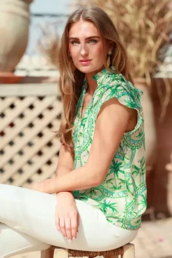 Ella Blouse Cockatoo^NECTAR New