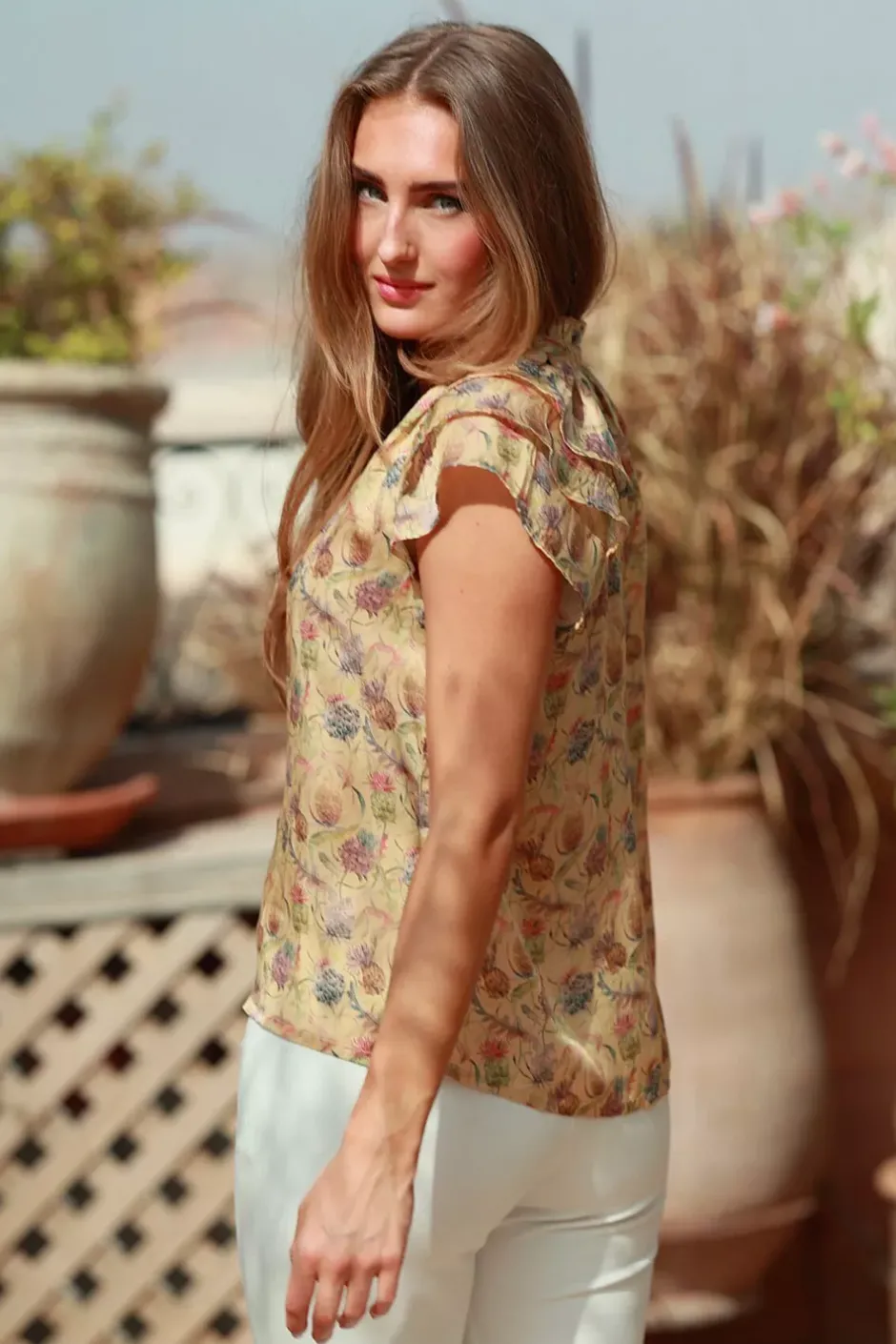 Ella Blouse Pineapple^NECTAR Hot