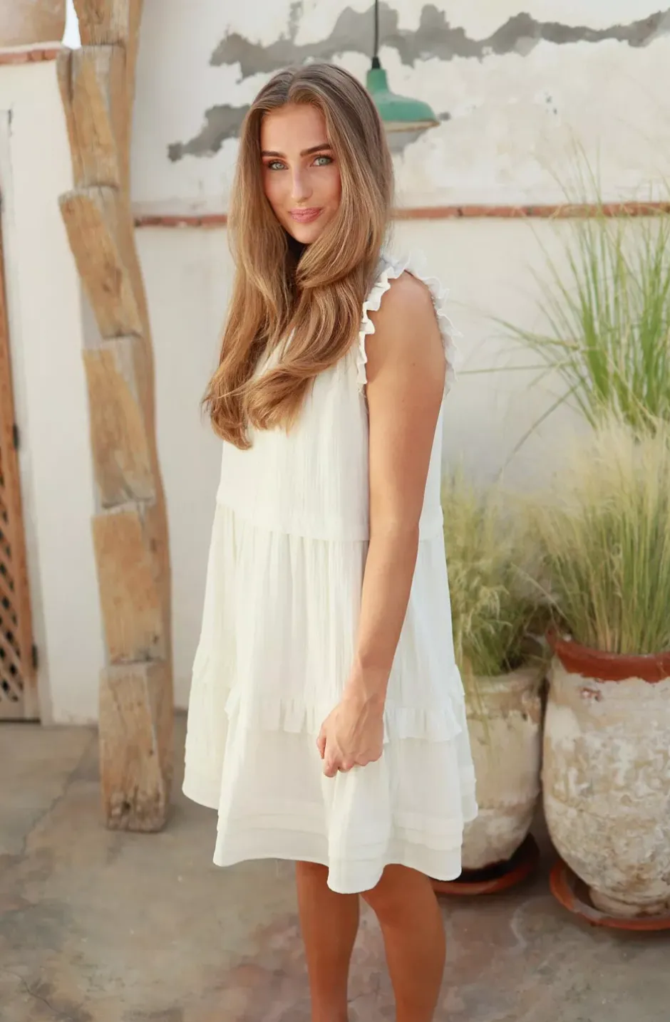 Ellie Dress Coconut^NECTAR New
