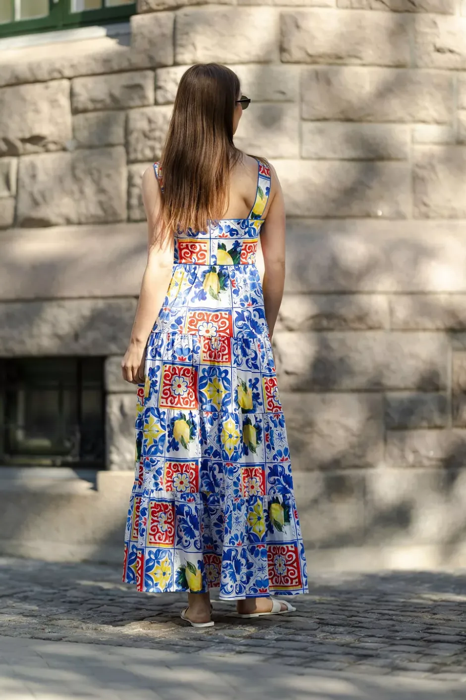 Elly Dress Sicilian Majolica^ANDIATA Outlet