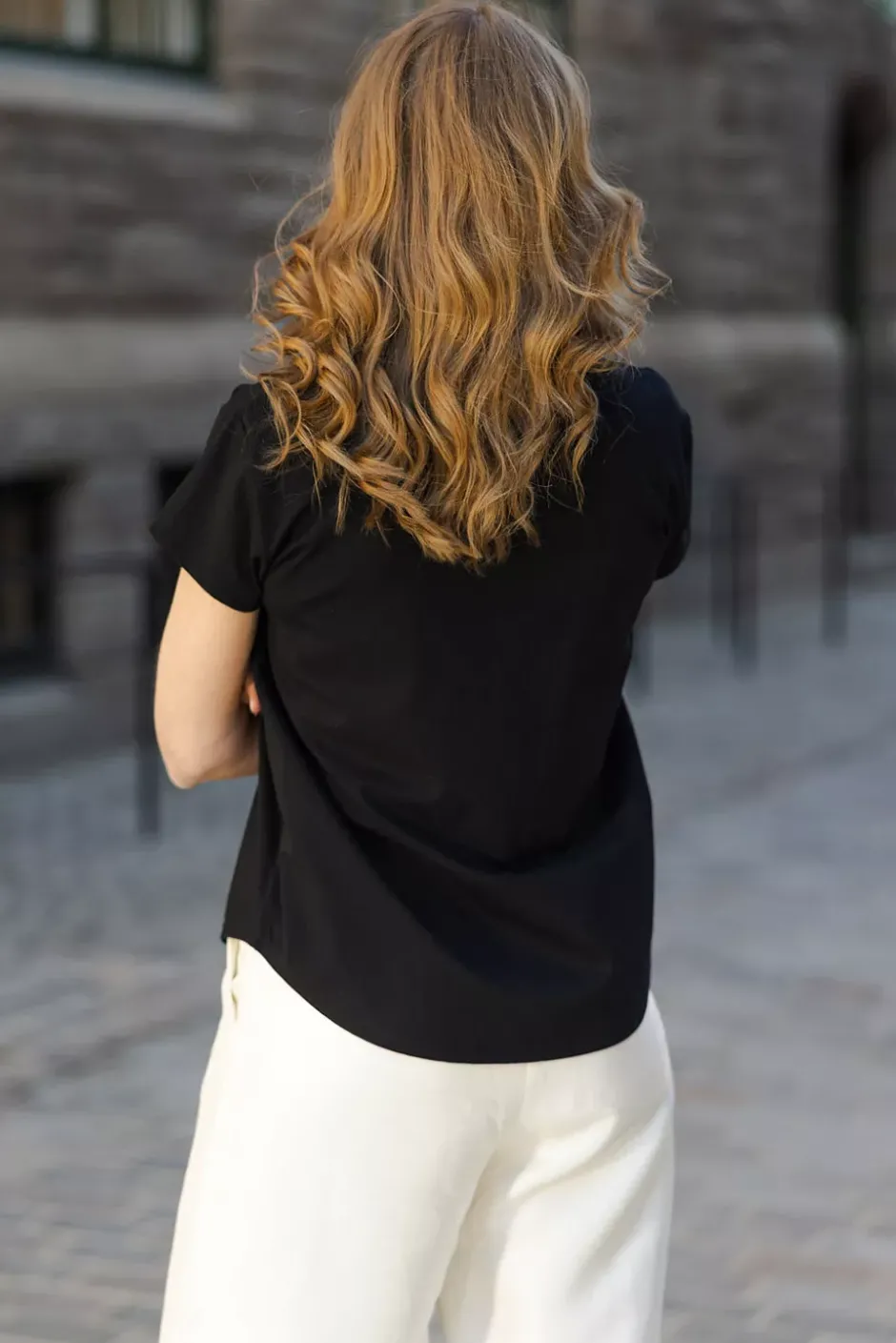 Emilie Base Tee Black^CARMA COLLECTION Fashion