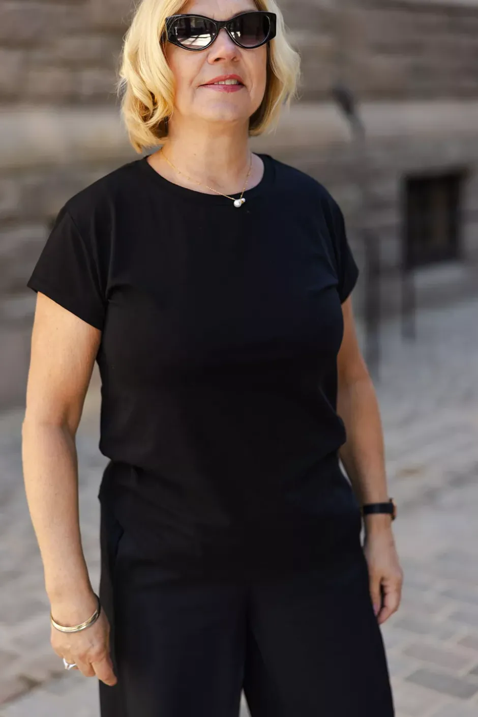 Emilie Base Tee Black^CARMA COLLECTION Fashion