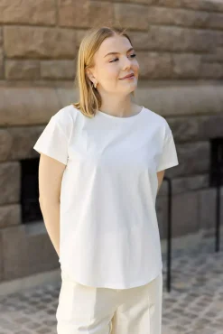 Emilie Base Tee White^CARMA COLLECTION Discount