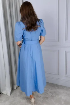 Euphoria Long Dress Vista Blue^SCARLETT POPPIES Sale