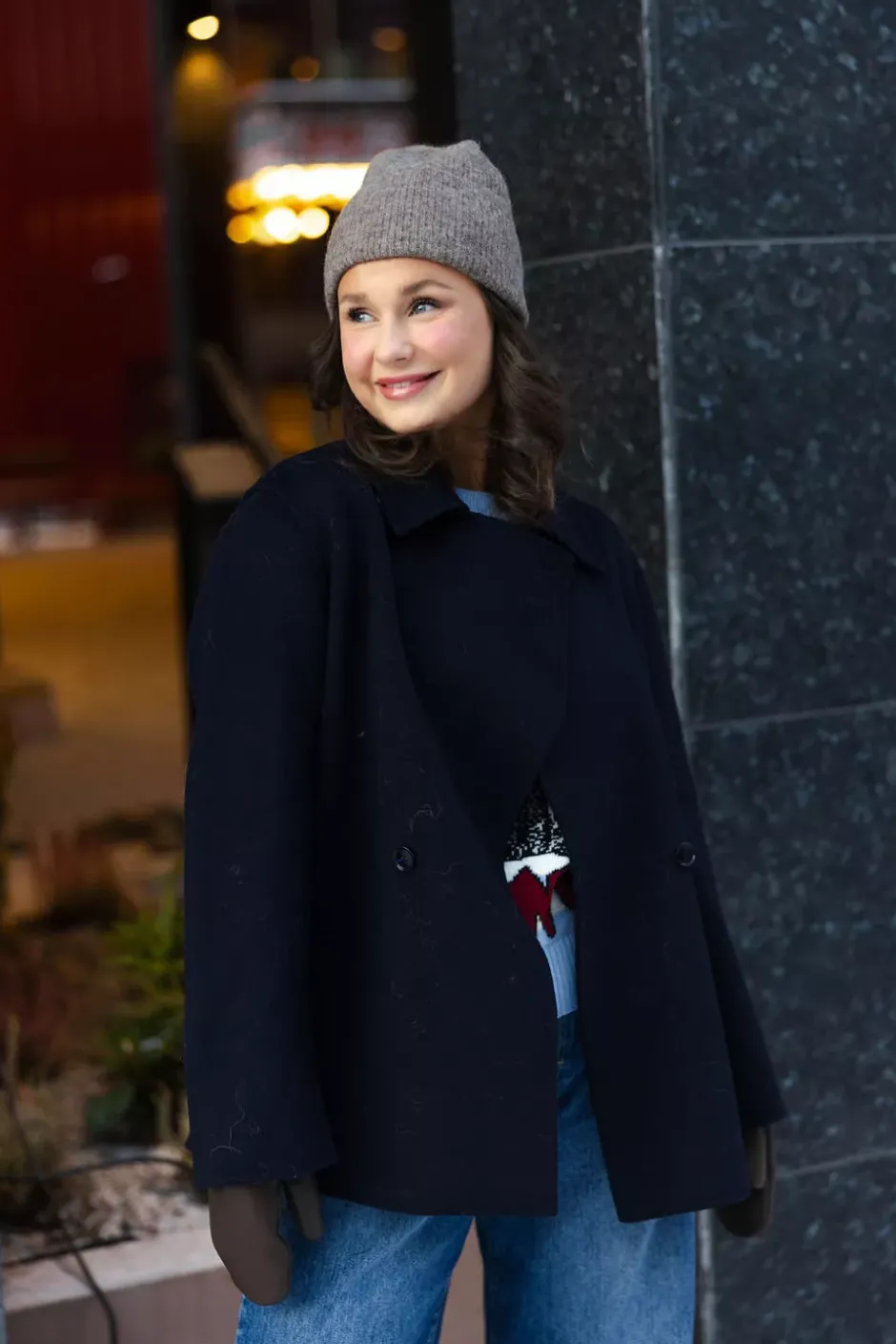 Felsa Wool Peacoat Dk. Blue^HOLZWEILER Sale