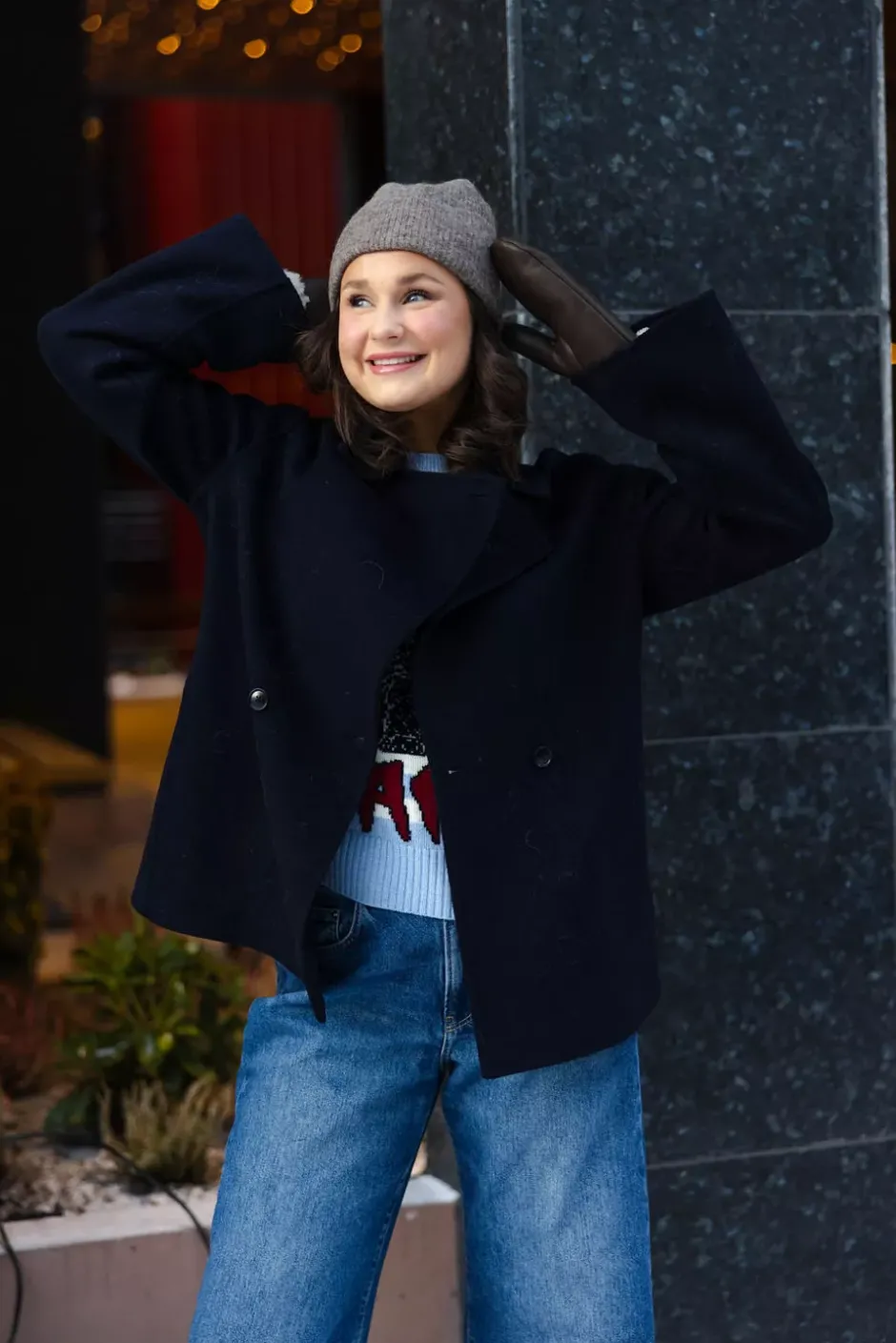 Felsa Wool Peacoat Dk. Blue^HOLZWEILER Sale