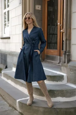 Fiona Denim Dress Denim Blue^NECTAR Discount