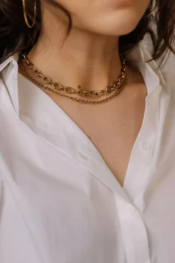 Firago Necklace Gold^HIIL STUDIO JEWELRY Outlet