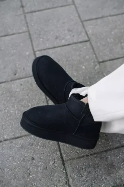Foy Flatform Micro Boots Black^EMU Outlet