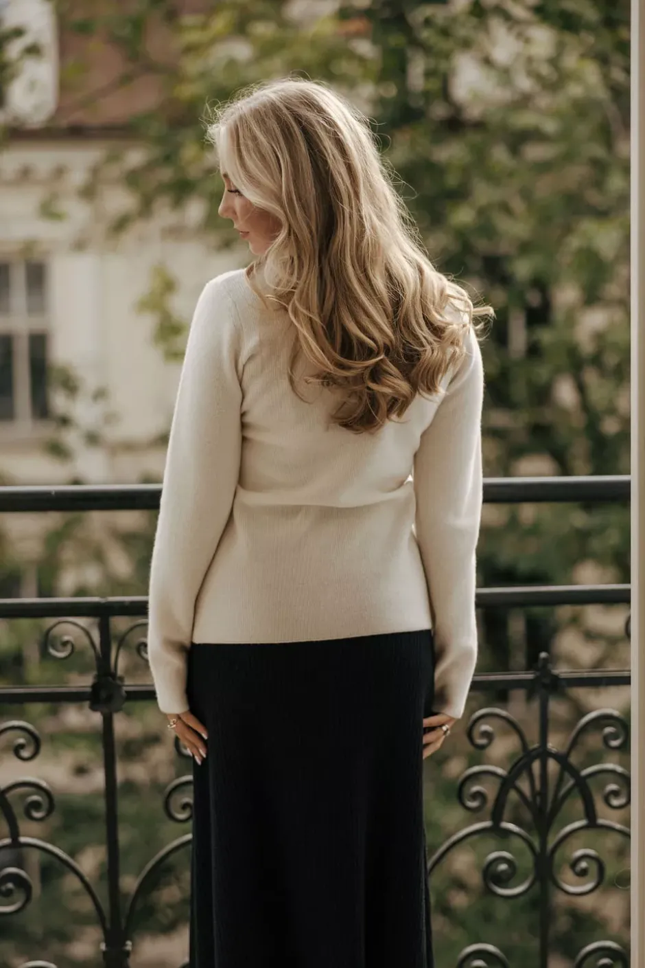 Freja Merino Cardigan Eggshell^CHRISTIAN AKS New