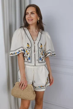 Freja Top Vanilla^SCARLETT POPPIES Clearance