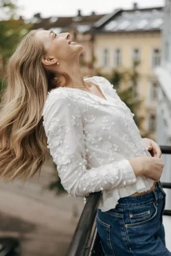 Fridoline Blouse Ivory^MUNTHE Hot