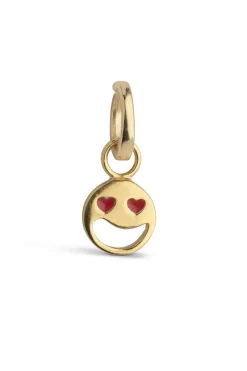 Funky Smiley Charm Gold^ENAMEL COPENHAGEN Sale