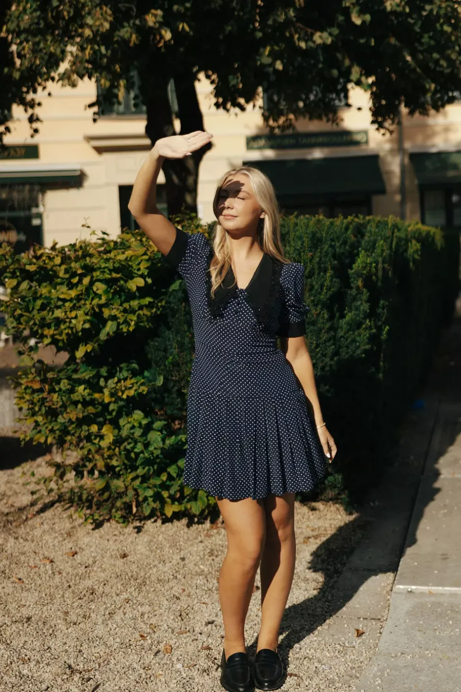 Gabby Dots Dress Blue^PIA TJELTA Hot