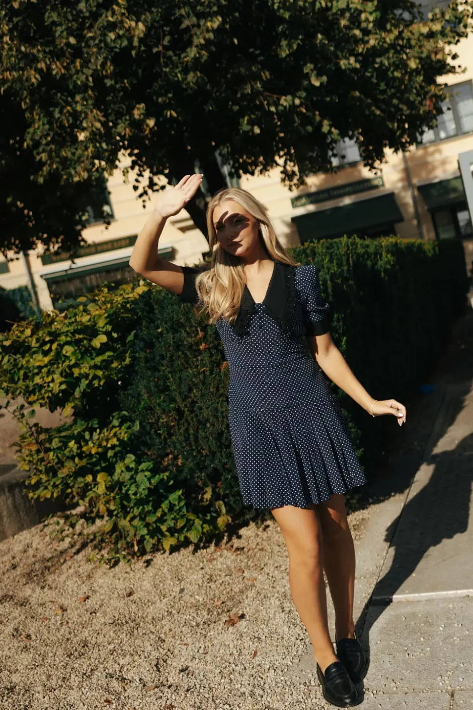 Gabby Dots Dress Blue^PIA TJELTA Hot