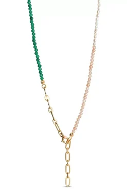 Gabriella Necklace Green, Peach and Pearl^ENAMEL COPENHAGEN Discount