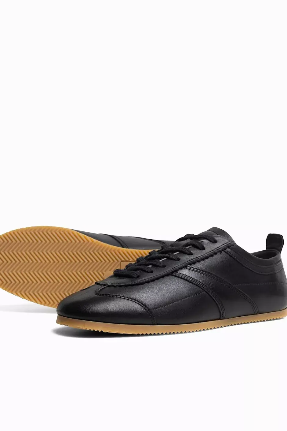 Ghost Leather Sneakers Black^JIM RICKEY Sale