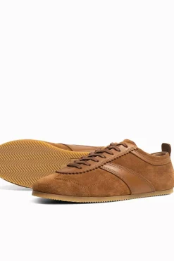 Ghost Suede/Leather Sneakers Cognac^JIM RICKEY Best