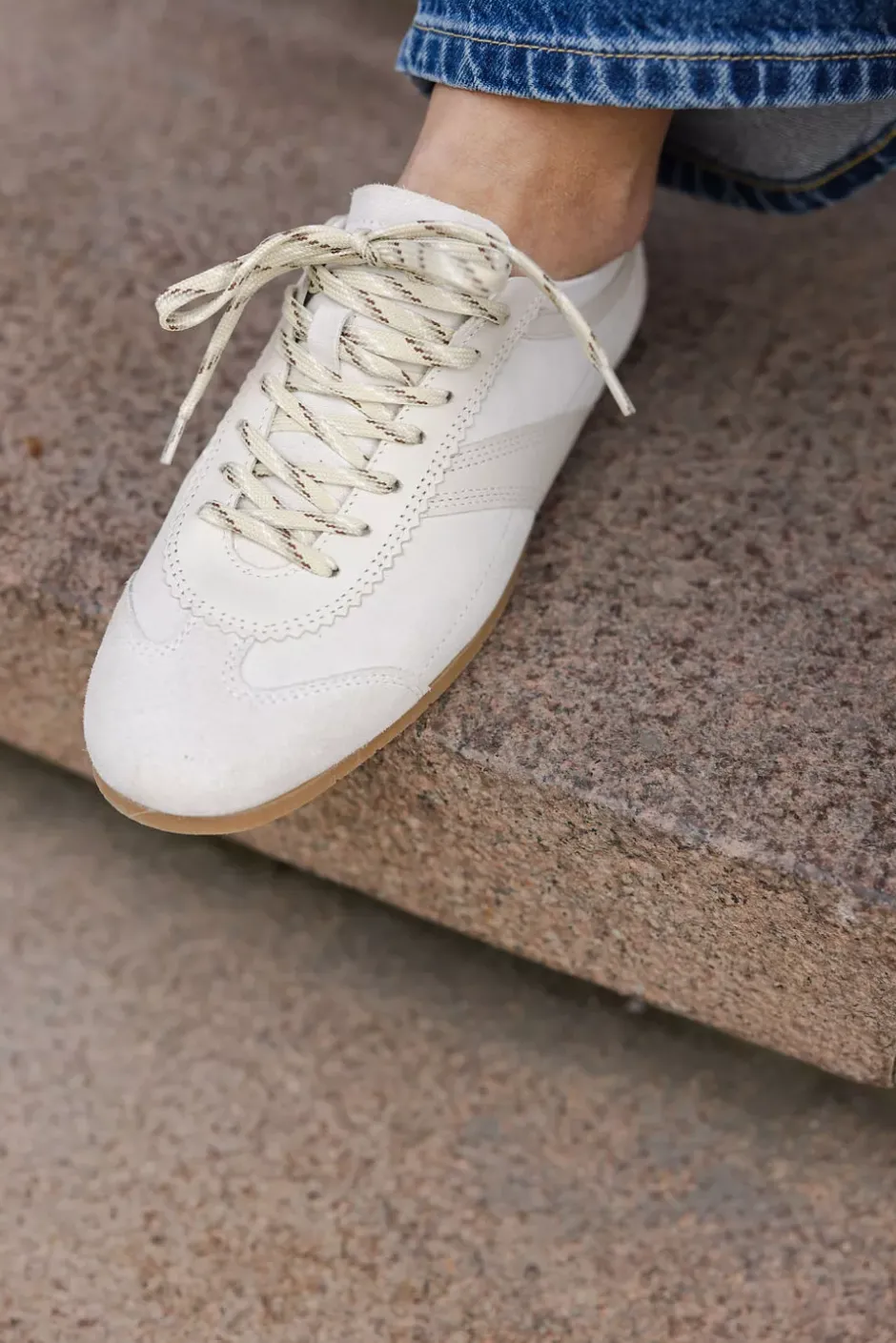 Ghost Suede/Leather Sneakers Offwhite^JIM RICKEY Outlet