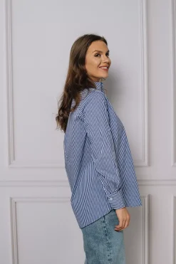 Gossip Shirt Blue Stripes^HIIL STUDIO Sale
