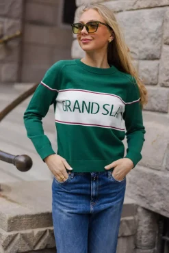 Grand Slam Sweater Green^WE NORWEGIANS Sale