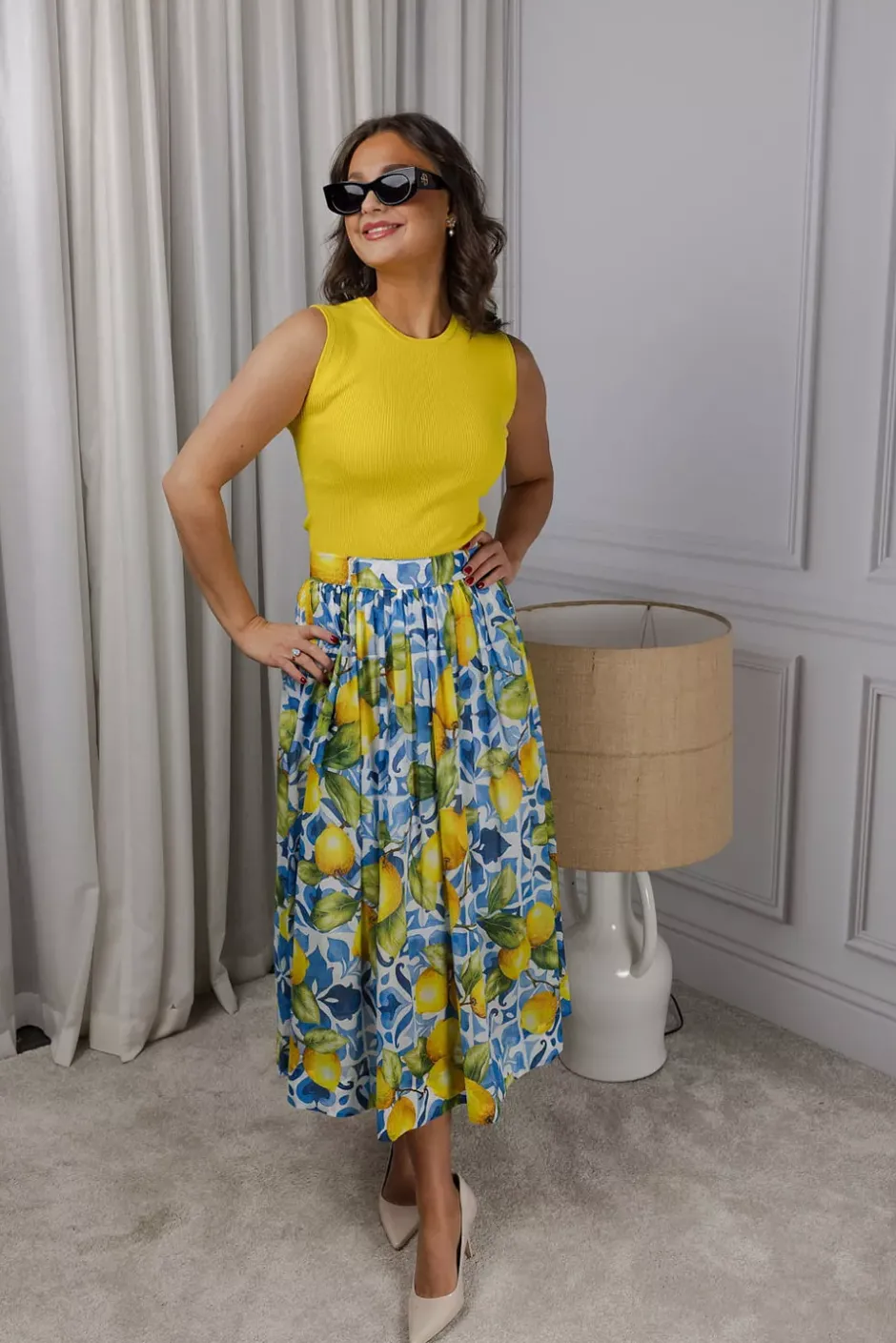 Griet R Knit Top Lemon Curd^ANDIATA Clearance