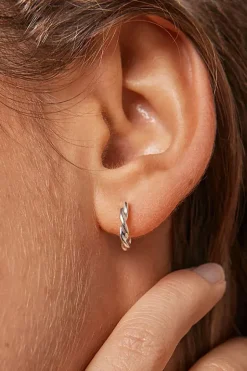 Hannah Hoops Silver^ENAMEL COPENHAGEN New