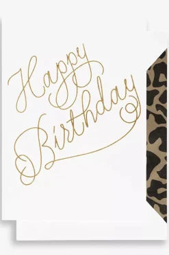 Happy Birthday White A6^CARDSOME New
